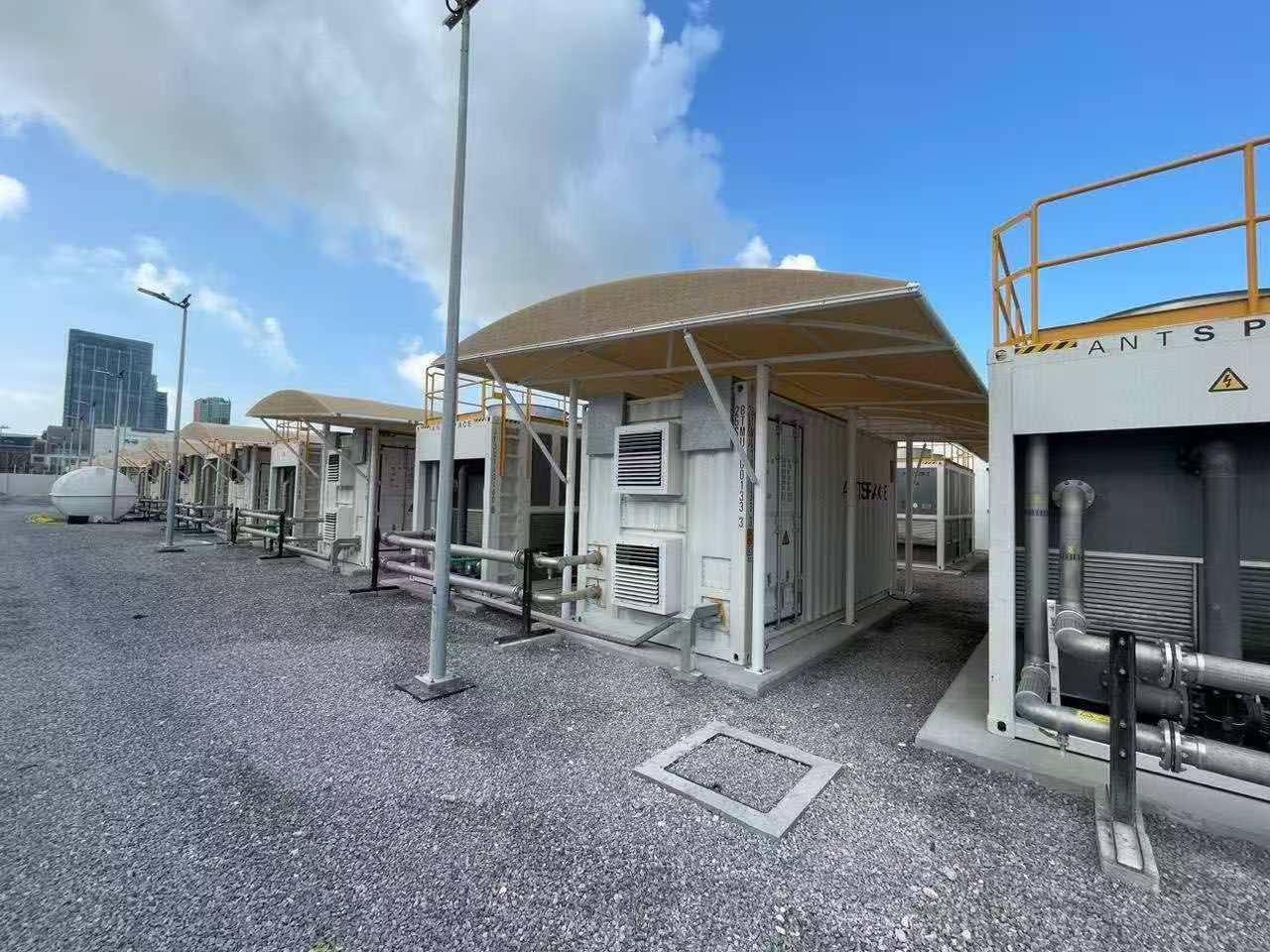 BFL mining facility corridor photo