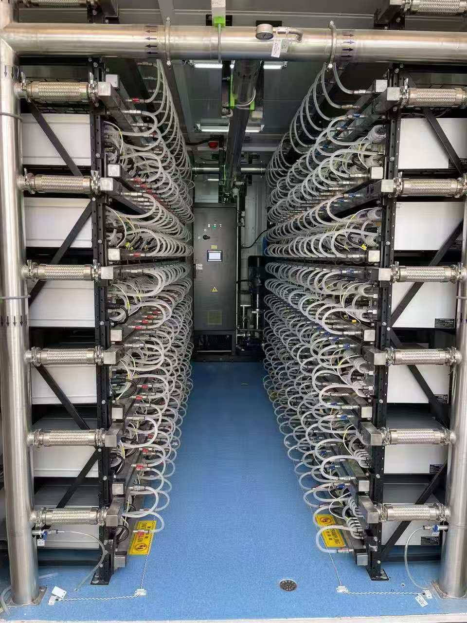 BFL mining rack interior photo